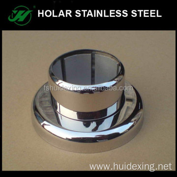 square handrail floor flange